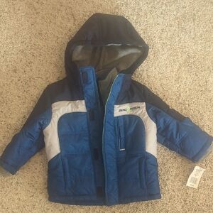 ZeroXposur Navy and Gray Hooded Jacket